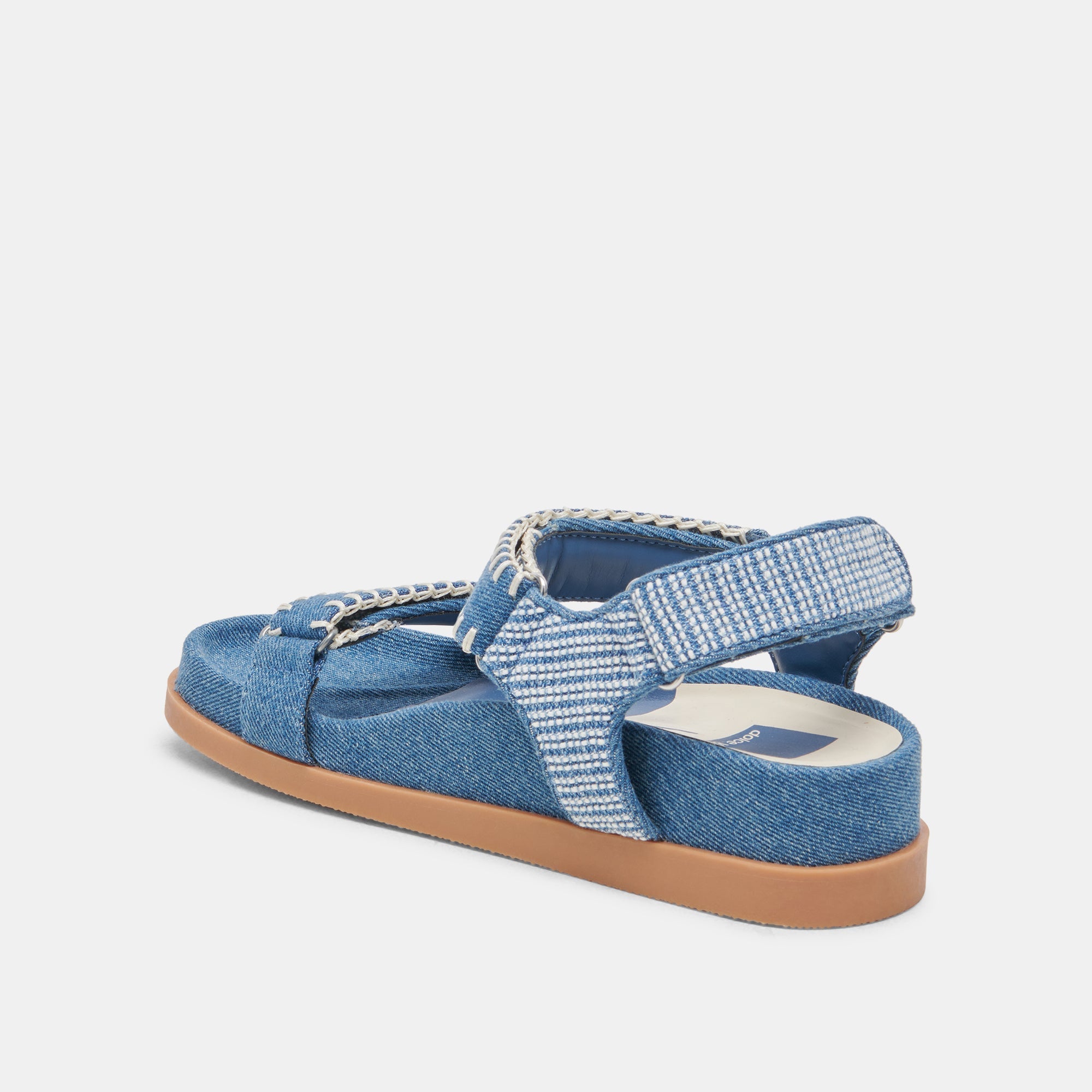 SENORA SANDALS BLUE MULTI DENIM - re:vita